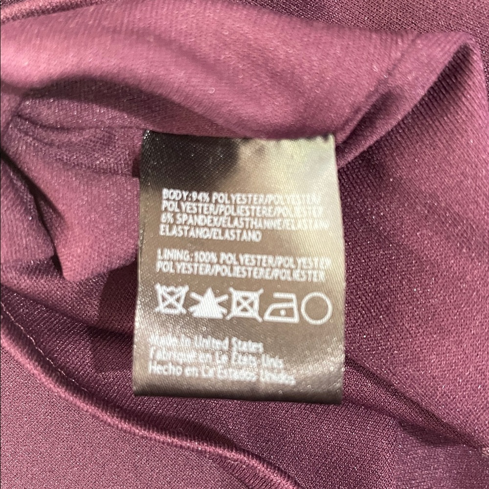 NWT Anthropologie BHLDN Jones Gown Maxi Dress SZ 8 Dark Purple - Picture 11 of 11
